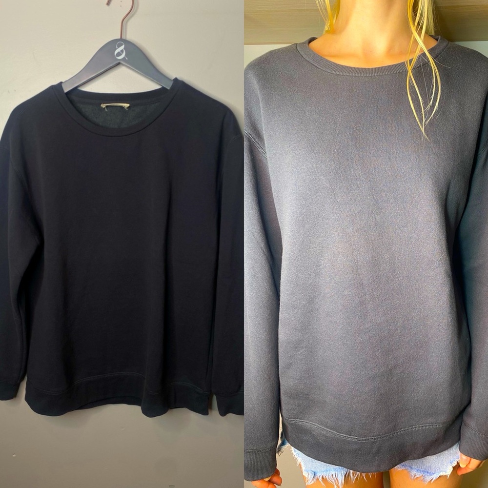 Ron Jon Dark Grey Fleece Crewneck.